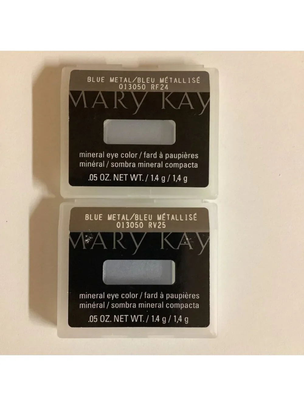 Mary Kay Blue Metal 013050 Mineral Eye Shadow Full Size .05 Oz, Bundle Of 2. New